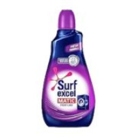 Surf Excel Matic Front Load Liquid Detergent 1L|| Specially designed to remove Tough Dried Stains, 1st time in Washing Machine